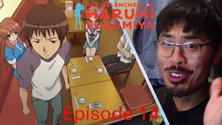 I Would Go Insane The Melancholy of Haruhi Suzumiya Episode 14 Reaction [upl. by Marius]