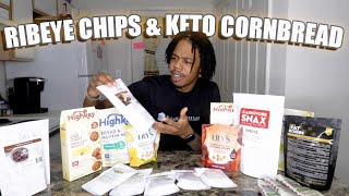 Ribeye Chips And Someone Made Keto Cornbread Happen  Product Taste Test Review [upl. by Hodgkinson590]