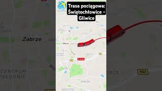 Trasa pociągowa Świętochłowice  Gliwice [upl. by Proctor]