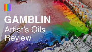 Gamblin Artists Oil Paint Review  Paint List [upl. by Orvah]