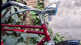 como poner dinamo a bicicleta panadera o lechera R28 DEEPAK [upl. by Ibrad502]