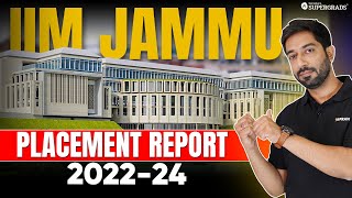 IIM Jammu Placement Report 202224💰💸 MBA Placement in 2024  IIM Placements amp Packages [upl. by Eniamret]