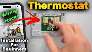 How To Install A Honeywell Thermostat  Instructions STEPBYSTEP [upl. by Abbate]