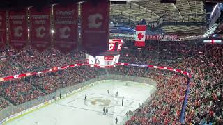 Calgary Flames Goal Horn Live calgaryflames scotiabanksaddledome goflamesgo [upl. by Vins]