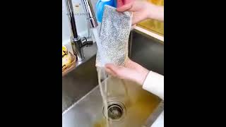 Showstopper Wire Dishwashing Rags Stainless Steel Scrubber NonScratch Wire Dishcloth [upl. by Eenolem132]