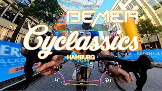 BEMER Cyclassics Hamburg 2023  Teil 3 Wedel  Ziel  Jedermannrennen 60km  360° Rennaction [upl. by Annet472]