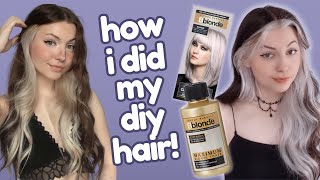 Narcissa dye explanation amp the hair productsbleach I use [upl. by Luwana]