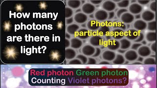 How many photons in light  Quantitative estimate of photons in light  snano simplescientists [upl. by Hachmann]