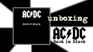 CD ACDC Back in Black  UNBOXING [upl. by Annavoj]