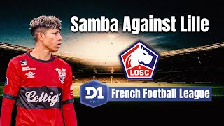 Sabitra Bhandari against Lille  French League 2024 [upl. by Eal]