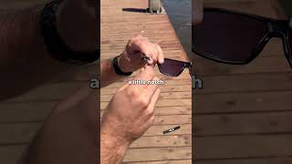 How to Attach Oakley Sunglass Leash oakley howto sunglasses sportrx [upl. by Asa311]