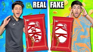 Real Vs Fake FOOD Challenge  Unbelievable😱 [upl. by Angelle122]