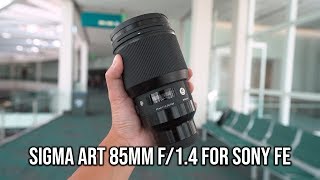 Sigma Art 85mm f14 for Sony E is FANTASTIC BUT 🤔 [upl. by Nytsirk]