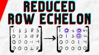 Reduced Row Echelon Form of the Matrix Explained  Linear Algebra [upl. by Semele916]