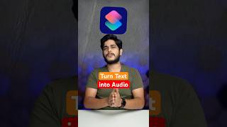 Best Shortcut Text to Audio iphone ipad apple siri [upl. by Onder895]