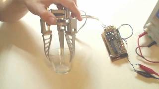 Adaptive gripper based on FESTO FinGripper fingers [upl. by Nitnilc]