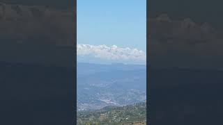 Himalayan view 🏔️ from Ranikhet nature nainitaltourism naturelovers ranikhet uttarakhand [upl. by Elmaleh]