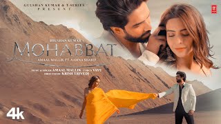 Mohabbat Video Amaal Mallik Aamna Sharif  Vayu  Krish Trivedi  Bhushan Kumar [upl. by Lsiel]