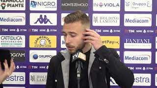 FIORENTINA UDINESE 22 I Intervista Post Partita LOVRIC  14 GENNAIO 2024 [upl. by Nnylorac]