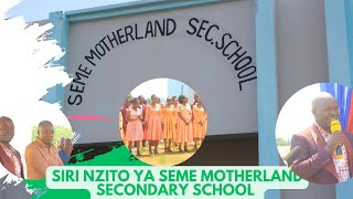 MGENI RASMI AFUNGUKA MAZITO KUHUSU SEME MOTHERLAND SECONDARY SCHOOL 2024 [upl. by Lenette]