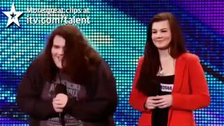 Jonathan Antoine Charlotte Jaconelli  Britains Got Talent 2012 Audition [upl. by Nalid518]