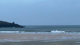 Harlyn Bay Weekend Surf Report at 635 am on Friday 5th April 2024 [upl. by Adnovad61]