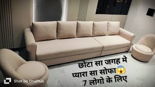 How to making sofa 🛋️ 💯😍🥰🥳 2024 new looc sofa subscribe my chennal sofa kaise banaye [upl. by Eciuqram]