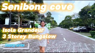 Senibong Cove  Isola Granduer🌲Johor Bahru🌲3 Storey Bungalow canal view❤️ Suenn Low House Tour 056 [upl. by Carmencita253]