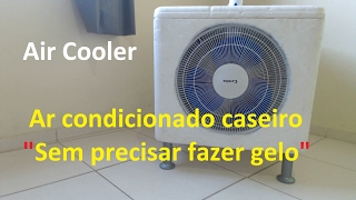 AR CONDICIONADO CASEIRO SEM GELOFÁCIL DE FAZER DEFINITIVO COM VENTILADOR E PELTIER [upl. by Irved]