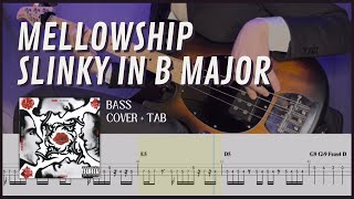 Mellowship Slinky in B Major  Red Hot Chili Peppers Bass Cover with Tab [upl. by Zachery]