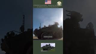 Stryker MSHORAD  Maneuver shortrange air defense System of the US Army army military [upl. by Inohs]