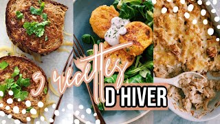 3 RECETTES À FAIRE IMPÉRATIVEMENT CET HIVER  Healthy Faciles Petits Budgets [upl. by Anua]