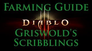 Diablo III  Farming Griswolds Scribblings [upl. by Samantha]