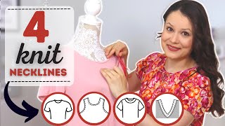 HOW TO finish KNIT necklines 4 techniques you need to try [upl. by Aksehcnarf]