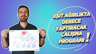 TYTAYT EŞİT AĞIRLIK ÇALIŞMA PROGRAMI PDF  2023 [upl. by Shuman]