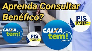 Consultar ABONO SALARIAL PISPASEP através do CAIXA TEM [upl. by Ahsekan439]