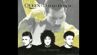 QUEEN  DAVID BOWIE  UNDER PRESSURE lyrics video [upl. by Ahseek]