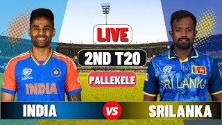 Live India vs Sri Lanka 2nd T20 Live Match Score amp Commentary  IND vs SL Live Cricket match Today [upl. by Keating987]