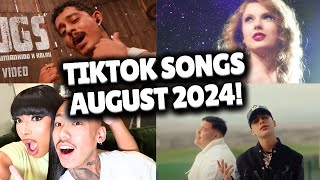 Top Trending Songs on TikTok  AUGUST 2024 [upl. by Lorou]