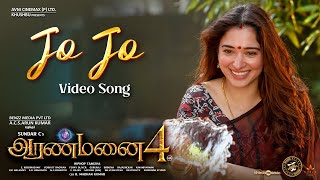 Jo Jo  Video Song  Aranmanai 4  SundarC  Tamannaah  Raashii Khanna  Hiphop Tamizha [upl. by Balf]