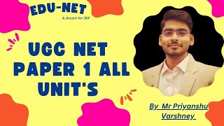 UGC NET Paper 1 Units [upl. by Shing]