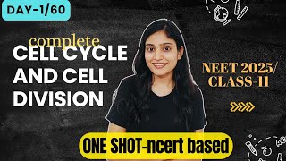 Day160  Cell cycle and cell division  Neet amp class 11th  NIDHI VERMA neet neet2025 [upl. by Ezana]