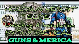 HOLOSUN HE509T ELITE Unboxing amp Installation on the FN 509 TACTICAL [upl. by Iah]