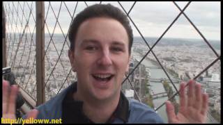 Climbing the Eiffel Tower in Paris France [upl. by Ibib]