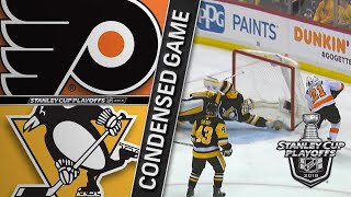 041118 R1 Gm1 Flyers  Penguins [upl. by Dnomayd783]