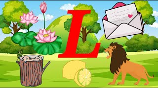 Letter L words  words that start with L  letter L words for kids  L words  letter L  L sounds [upl. by Barby]