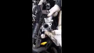 how to replace egr valve for toyota corolla verso 7 seater 22 diesel 2007 tutorial [upl. by Damick]