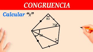 CONGRUENCIA de TRIANGULOS  ejercicios resueltos paso a paso [upl. by Ynohtnakram992]