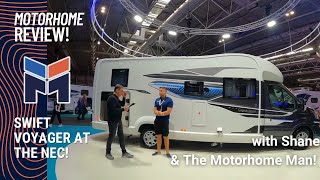 Swift Voyager Stand at the NEC Motorhome Show 2022 [upl. by Marmaduke]