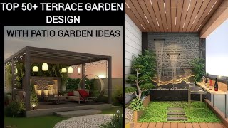 Top 50  Terrace Garden Design 🪴 With Patio Garden Ideas  Terrace Garden  Shital Bavaliya [upl. by Zorina]